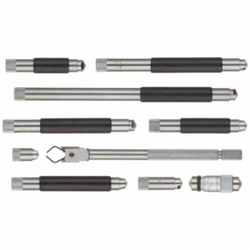 Starrett 823BZ Tubular Inside Micrometer, 1.5 to 12 in, Graduations: 0.001 in, Steel