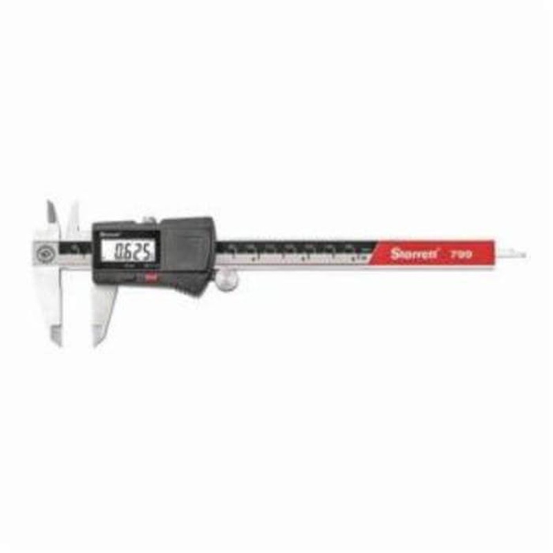 Starrett EC799A-6/150 EC799 Global Series Electronic Digital Caliper, 0 to 6 in, Graduations 0.0005 in, 5/8 in Inside x 1-1/2 in Outside D Jaw