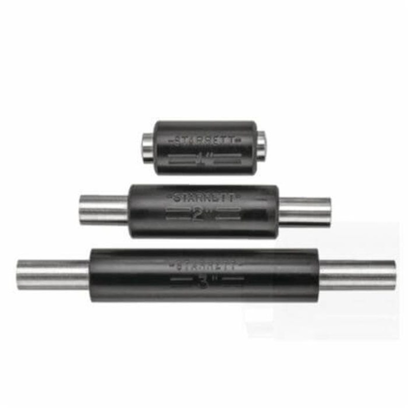 Starrett S234D End Measuring Rod Set with Insulating Rubber Handle, 1/4 in dia, For Use with S436.1 and S436 Outside Micrometer, Steel