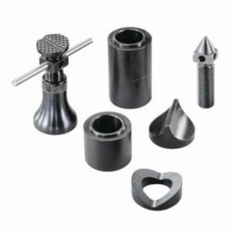 Starrett SF190 Little Giant Jack Screw Set, 2-1/4 to 3-3/8 in Range 1-1/4 in dia Base, 1 in, 2 in Extension, 40 Pitch Screw