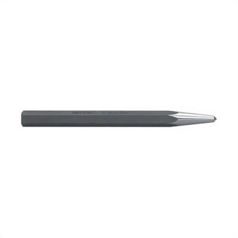 Williams Center Punch, Heavy Duty Industrial Grade, 5/16 in Tip, 4-1/2 in OAL, Hex Handle