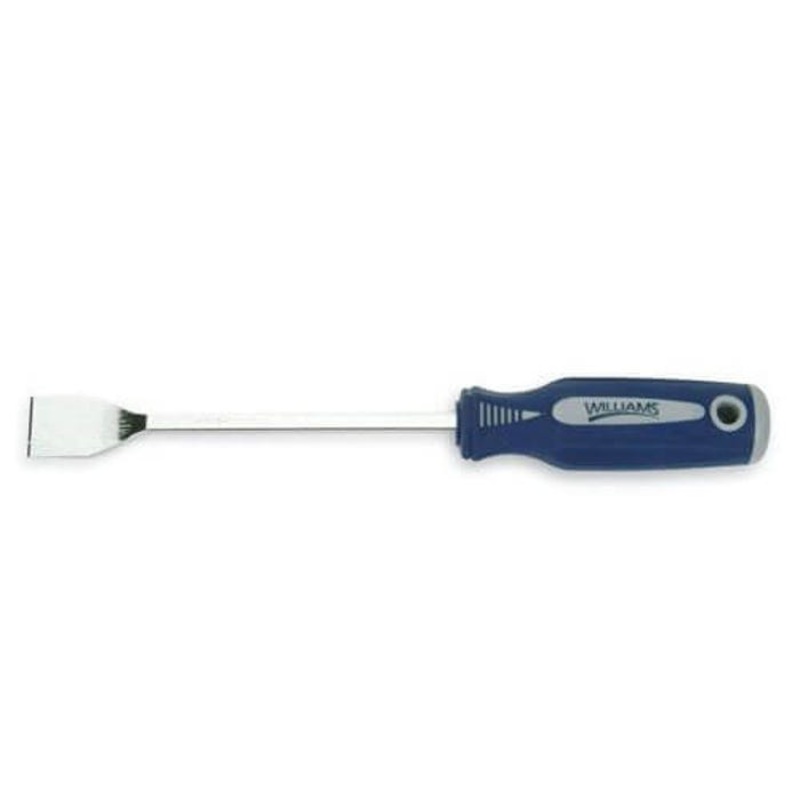 Williams Hand Scraper, 6 in Blade Length, 7/8 in Blade Width, Bi-Mold/Comfort Grip Handle, Plastic Handle