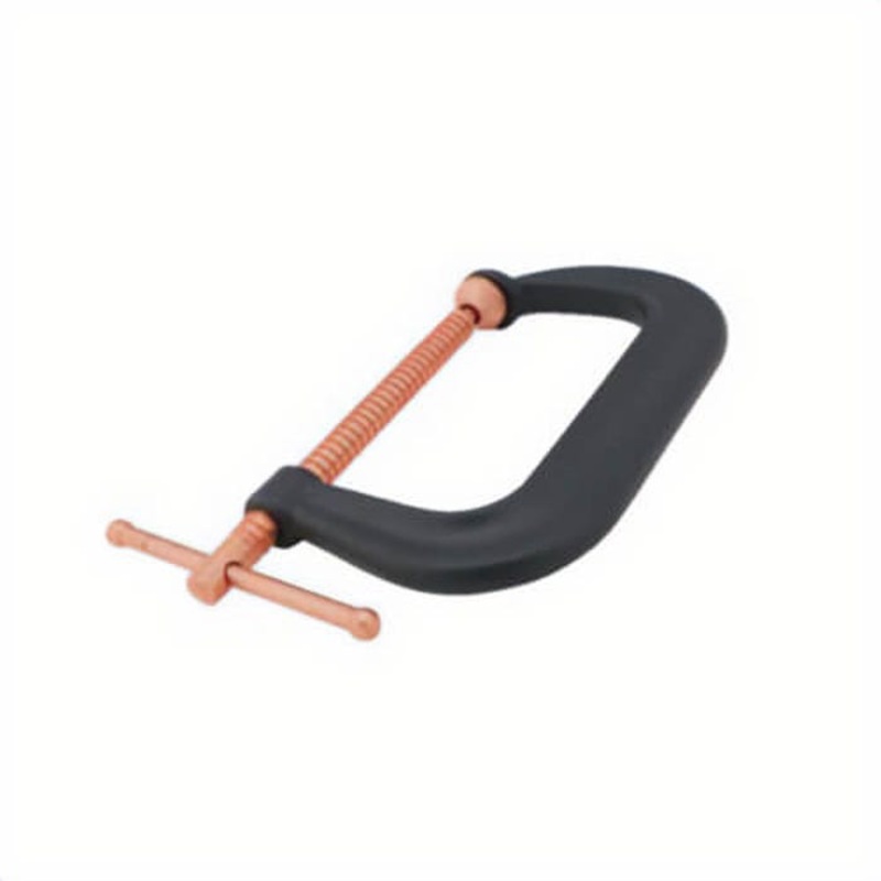 Wilton 14243 Spark-Duty 400P Deep Throat Regular Duty C-Clamp, 3-1/4 in D Throat, 0 to 4-1/4 in Clamping, 3/4 in Screw