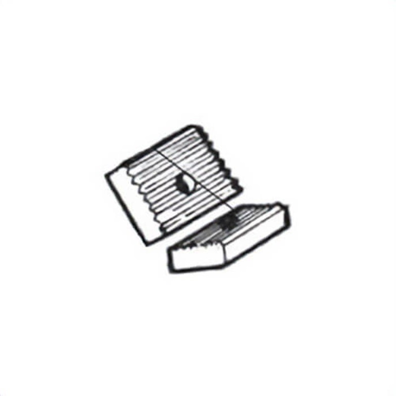 Ridgid 40460 Lower Jaw, for Use with Model 23 Bench Yoke Vise