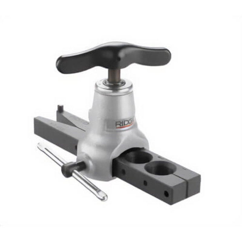 Ridgid 41285 Flare Tool, Heavy-Duty, 1/2 to 1 in Nominal Capacity, 37 Flare Angle, Hardened Steel Jaw, Aluminum, Brass