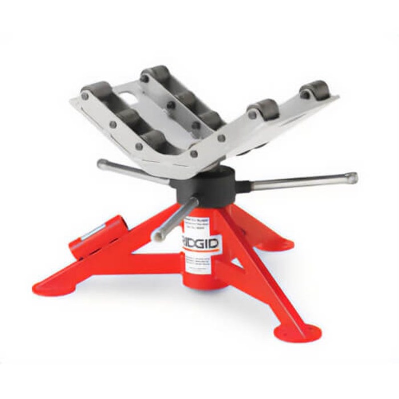 Ridgid 96372 Pipe Stand, Large dia Adjustable H, 24 in, 4500 lb, 16 to 31 in H