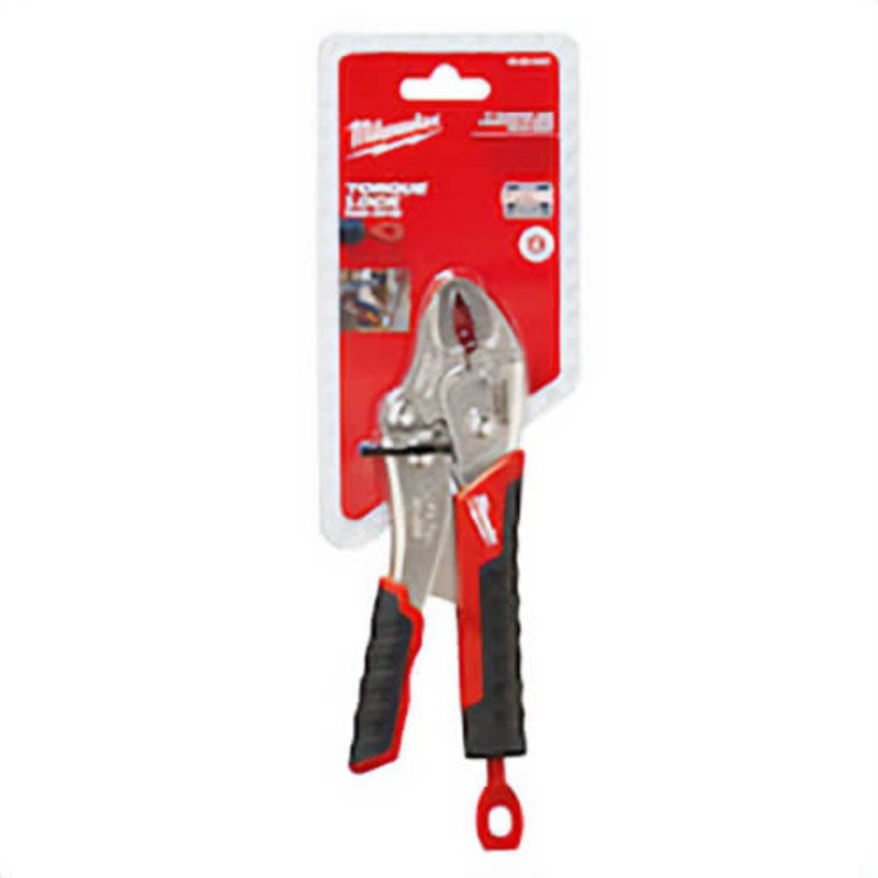 Milwaukee 48-22-3407 Torque Lock 1-Handed Lever Locking Plier, 1 in Nominal, 1-5/64 in L x 13/32 in W x 13/32 in Thick Jaw
