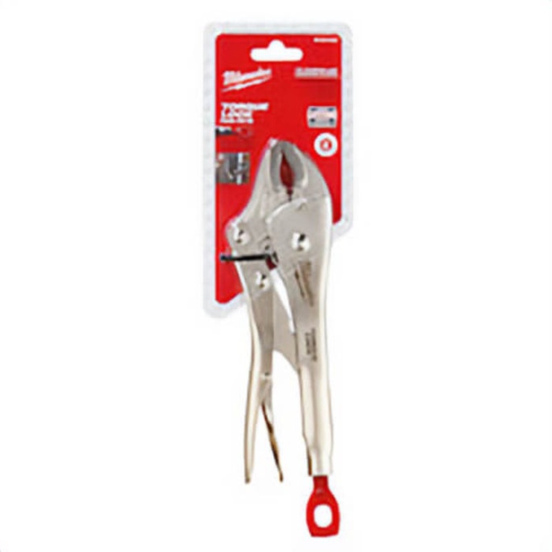 Milwaukee 48-22-3420 Torque Lock 1-Handed Lever Locking Plier, 2 in Nominal, Alloy Steel, Curved Jaw, 10 in OAL