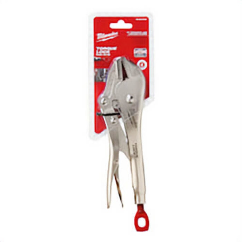 Milwaukee 48-22-3510 Torque Lock 1-Handed Lever Locking Plier, 1-3/4 in Nominal, Alloy Steel, Straight Jaw, 10 in OAL