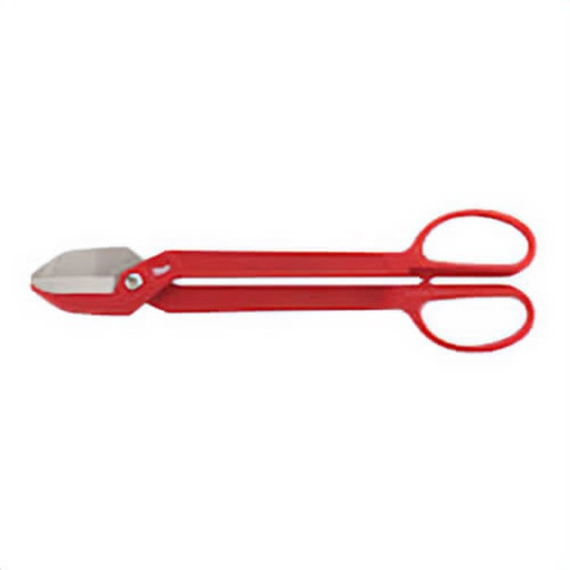 Milwaukee 48-22-4001 Tinner Snip, 16 ga Cold Rolled Steel, 18 ga Stainless Steel Cutting, 2-5/8 in L of Cut, Bulldog/Left/Right/Straight Snip