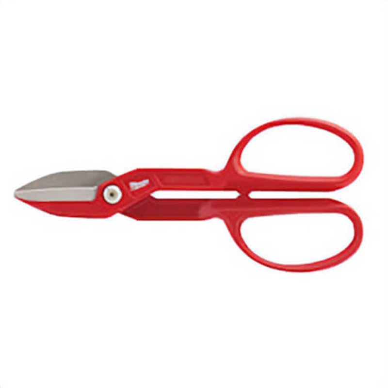 Milwaukee 48-22-4003 Classic Tinner Snip, 16 ga Cold Rolled Steel, 18 ga Stainless Steel Cutting, 2-13/64 in L of Cut, Left/Right/Straight Snip
