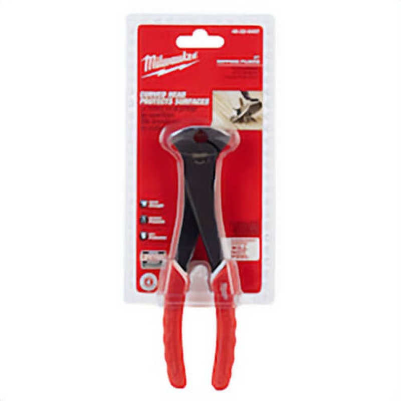 Milwaukee 48-22-6407 Nipping Plier, Smooth Jaw, Rubber Handle