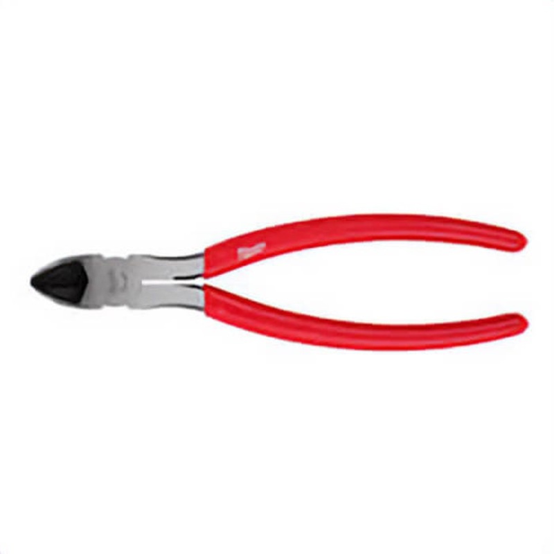 Milwaukee 48-22-6508 diagonal Cutting Plier, 3/16 in Nominal, 11/32 in Thick Max Wire, 0.9375 in L x 0.41 in W Steel, 8 in OAL, Serrated Cut