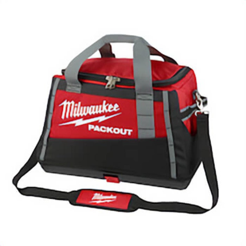 Milwaukee Packout 48-22-8322 Zipper Tool Bag, 1680D Ballistic Nylon, Red