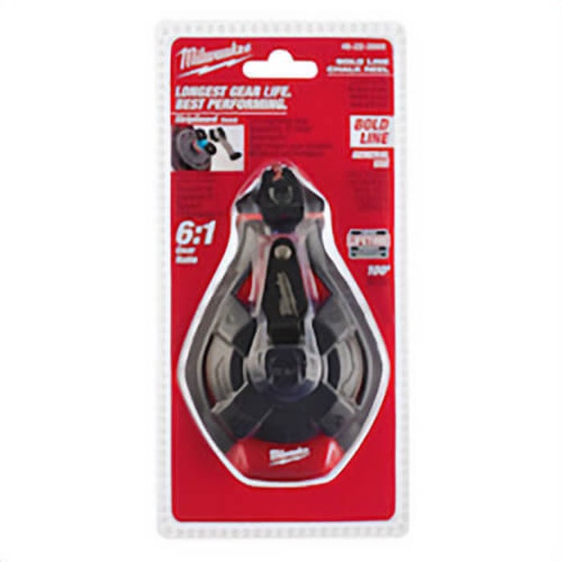 Milwaukee StripGuard 48-22-3980 Bold Line Reel, 100 ft L, Flush Handle