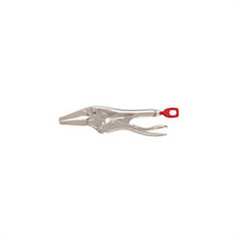 Milwaukee Torque Lock 48-22-3504 Line Locking Plier, 1-1/2 in Nominal, 1-1/2 in L x 13/32 in W Alloy Steel Long Nose Curved Jaw, 4 in OAL
