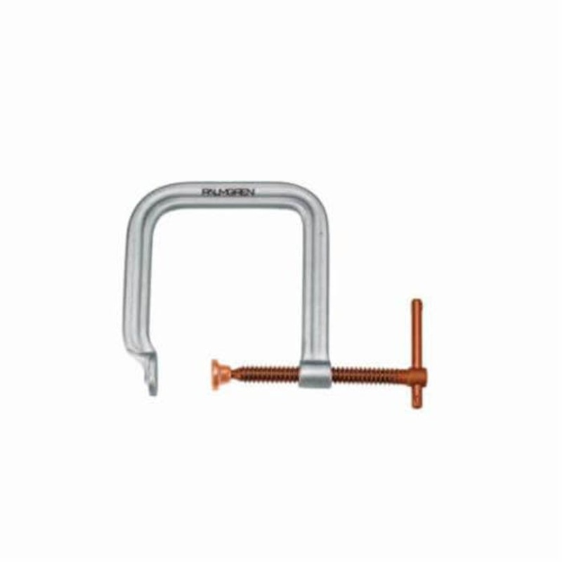 Palmgren 9629238 Extra Deep Throat Regular Duty C-Clamp, 13-3/4 in D Throat, 0 to 8 in Clamping