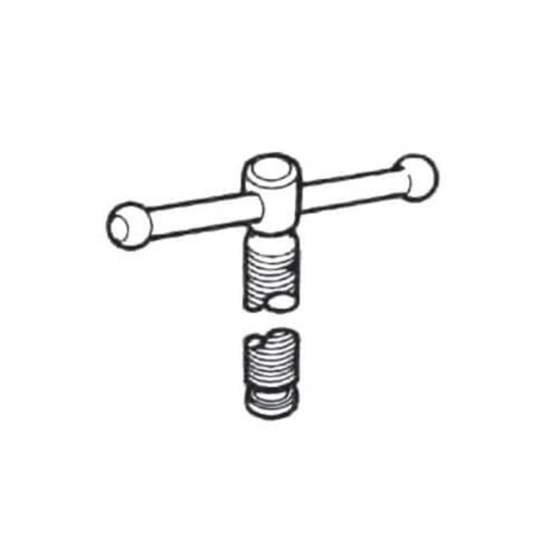 Ridgid 40355 Feed Screw, for Use with Model 21, 21A Bench Yoke Vise and Model 39 Kit Yoke Vise