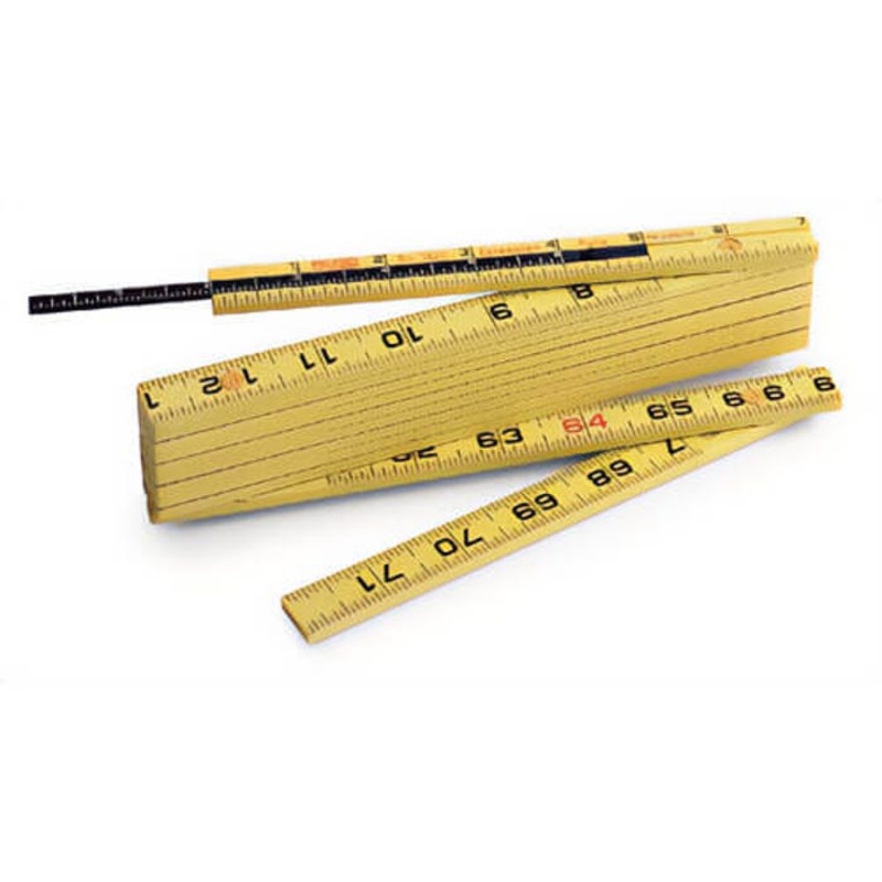 Ridgid 73360 Folding Extension Rule, 6 ft L, 5/8 in W, Fiberglass