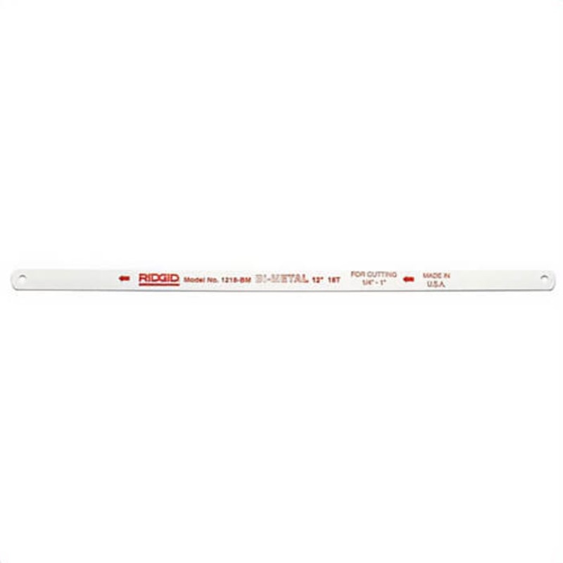 Ridgid 93790 Hacksaw Blade, 12 in L Blade, 24 TPI for Heavy-Duty Applications