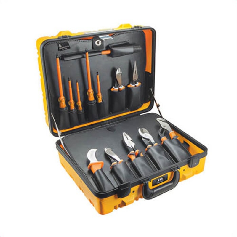 Klein 33535 Replacement Case, 18-7/8 in OAW, 15-3/8 in Overall Depth, 8-1/4 in Overall Height, For: 33525 Utility Tool Kit, 13 pc