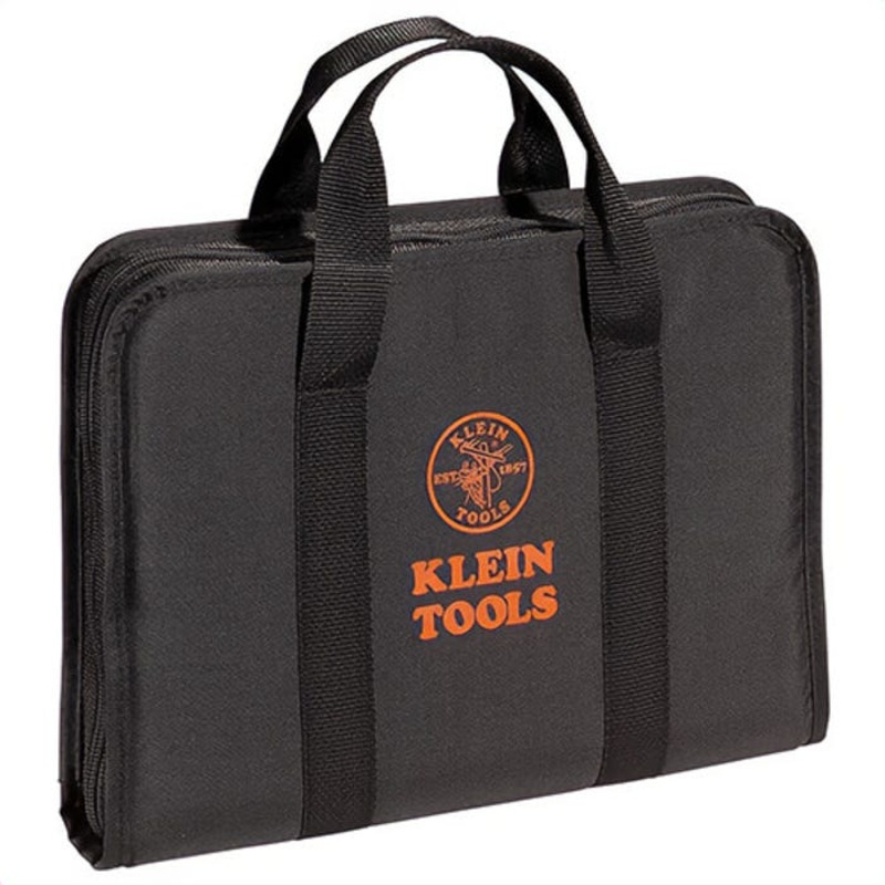 Klein 33538 Replacement Case, 15-1/2 in OAW, 2-1/2 in Overall Height, For use with: 33528 Screwdriver Kit, 9 pc, Nylon, Black
