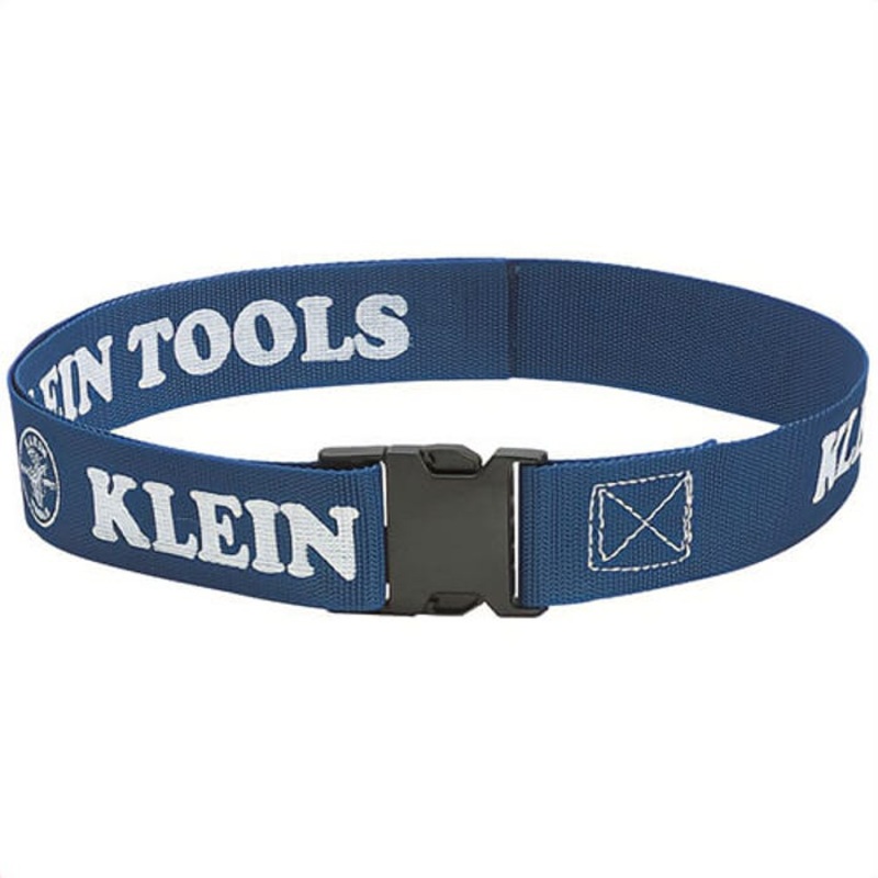 Klein 5204 Utility Belt, Lightweight, 2 in Belt Width, 52 in Waist, 2 in OAW, Polypropylene, Blue