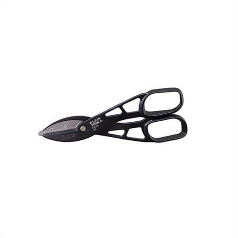 Klein 89556 Hand Snip with High Carbon Cutting Blade, 24 to 28 ga Cutting, Blunt Tip, 3-1/2 in L of Cut, Left/Right/Straight Snip