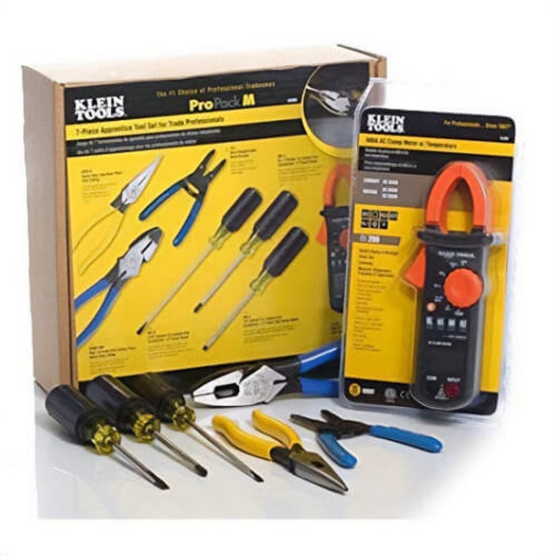 Klein 92908 Apprentice Tool Set with Meter, 7 pcs