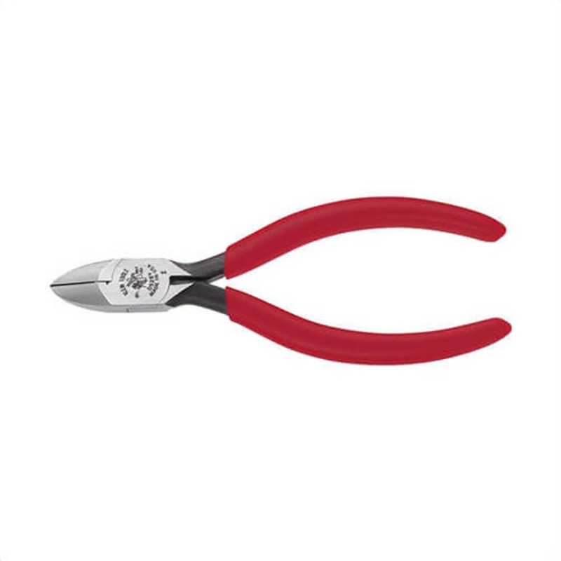 Klein D528V diagonal Cutting Plier, 13/16 in L x 9/16 in W x 3/8 in Thick Jaw, Steel Jaw, diagonal/Standard Cut Style, 5-3/16 in OAL
