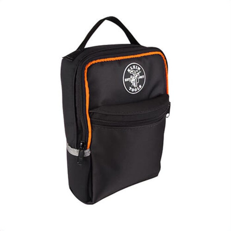 Klein Tradesman Pro 69408 Large Large, 7 in OAW, 2-1/4 in Overall Depth, 10-1/4 in Overall Height, 2 pocket, Ballistic Polyester, PVC Coated