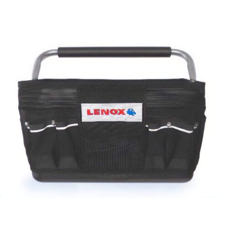 Lenox 1787474 Plumbers Tote Bag, Canvas, Black