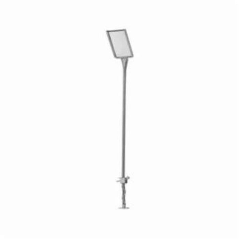 Mag-Mate 311 D-1 Style Locking Hinge Tilt Inspection Mirror, 1-1/2 x 1 in Mirror, Rectangle Shape, 11 in L, Plunger/Spring Handle