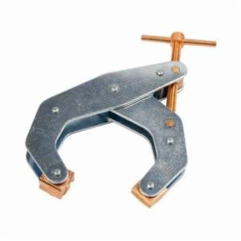 Mag-Mate Kant-Twist K025TD Deep Throat T-Handle Cantilever Clamp, 2 in Opened, 1-13/16 in Closed D Throat, 2-7/16 in Clamping, Steel Body, 700 lb