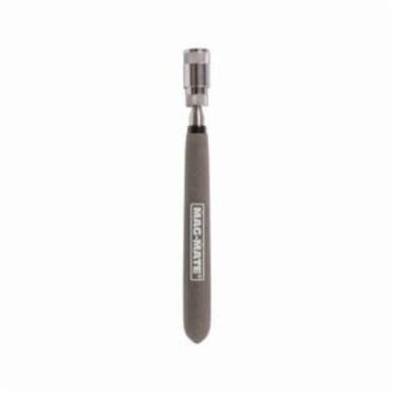 Mag-Mate MRT910L Lighted Magnetic Retriever with Built-In Light, 22 lb Pull, 32 in L Extended, Stainless Steel