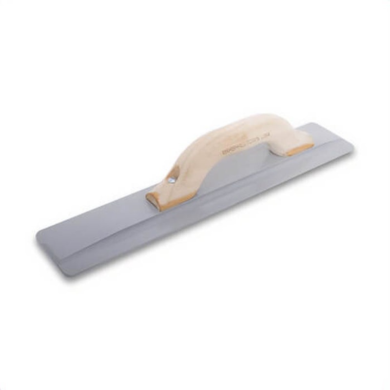Marshalltown 14604 Hand Float Trowel, 16 in L x 3-1/8 in W, Magnesium Blade, Standard Wood Handle