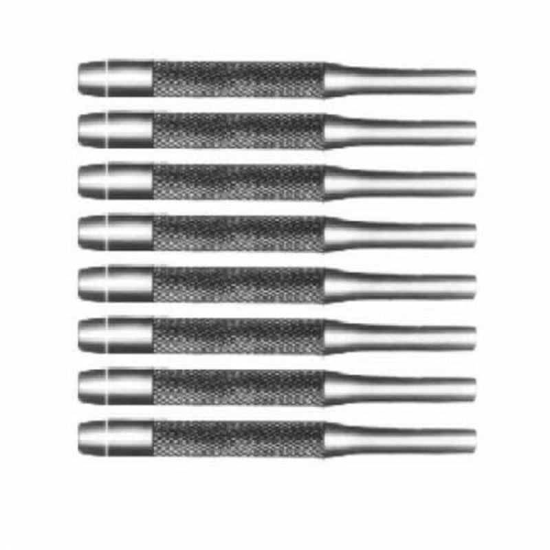 Michigan Drill PHD18 Punch Set, Drive Pin Style, 1/16 to 5/16 in Punch, 8 Punches, 8 pc