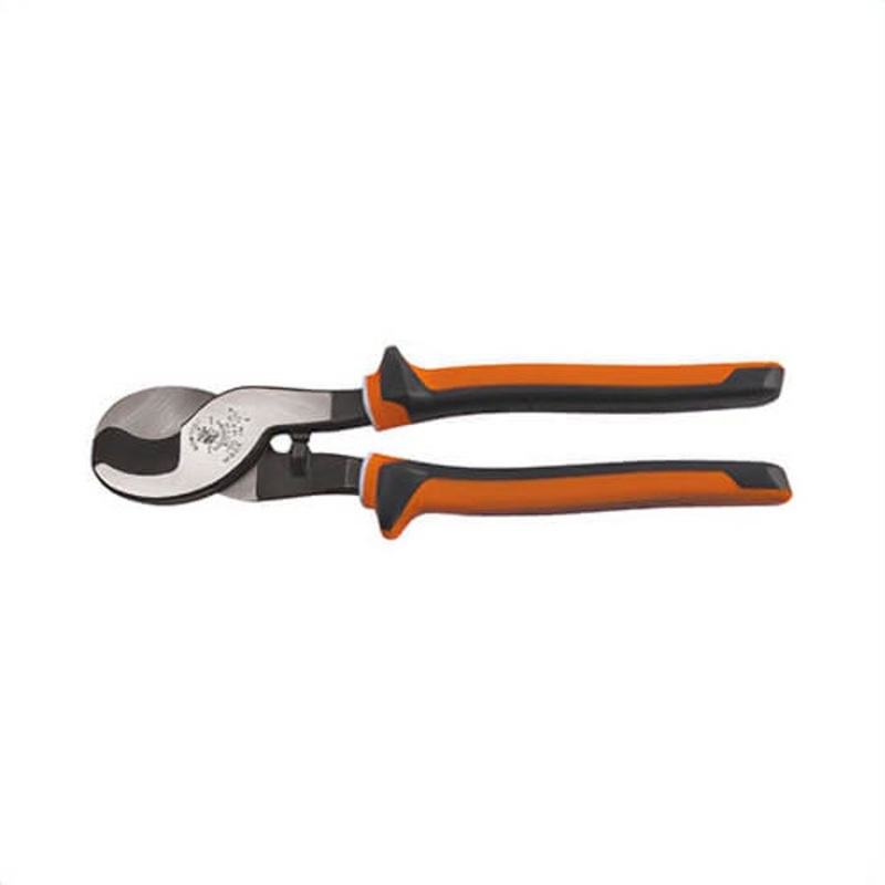 Klein 63050-EINS High Leverage Electrician's Cable Cutter, 4/0 AWG, 2/0 AWG, 24 AWG Cable/Wire, 9-5/8 in OAL, Shear Cut, Steel Jaw, ASTM F1505