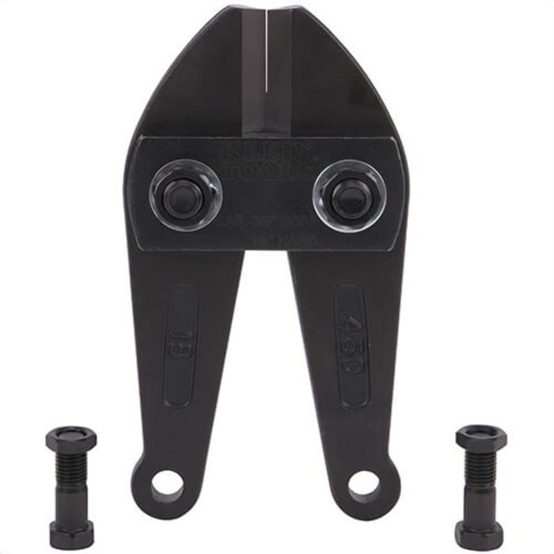 Klein 63818 Cutter Head, Replacement, For use with: 63318 18 in Bolt Cutter, Forged Steel, Black Oxide Finish, 5-1/8 in L Dimensions