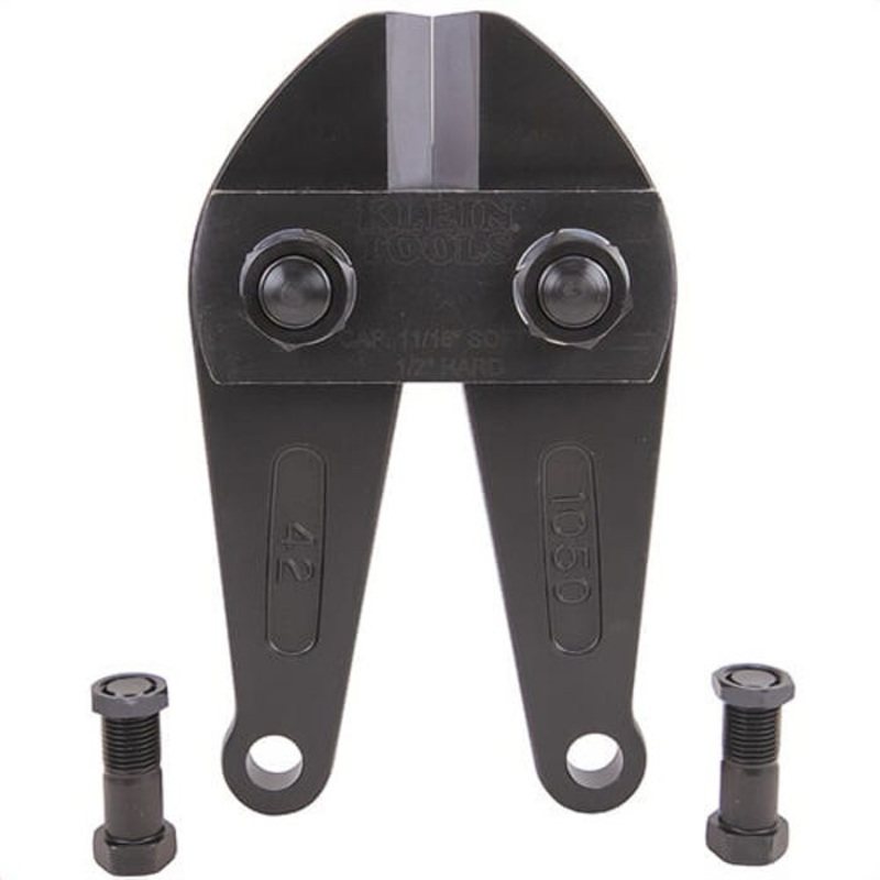 Klein 63842 Cutter Head, Replacement, For use with: 63342 42 in Bolt Cutter, Forged Steel, Black Oxide Finish