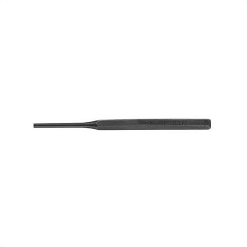 Klein 66323 Pin Punch, 5/32 in Tip, High Carbon Steel Tip, Yes Corrosion-Resistant, 5-1/4 in OAL