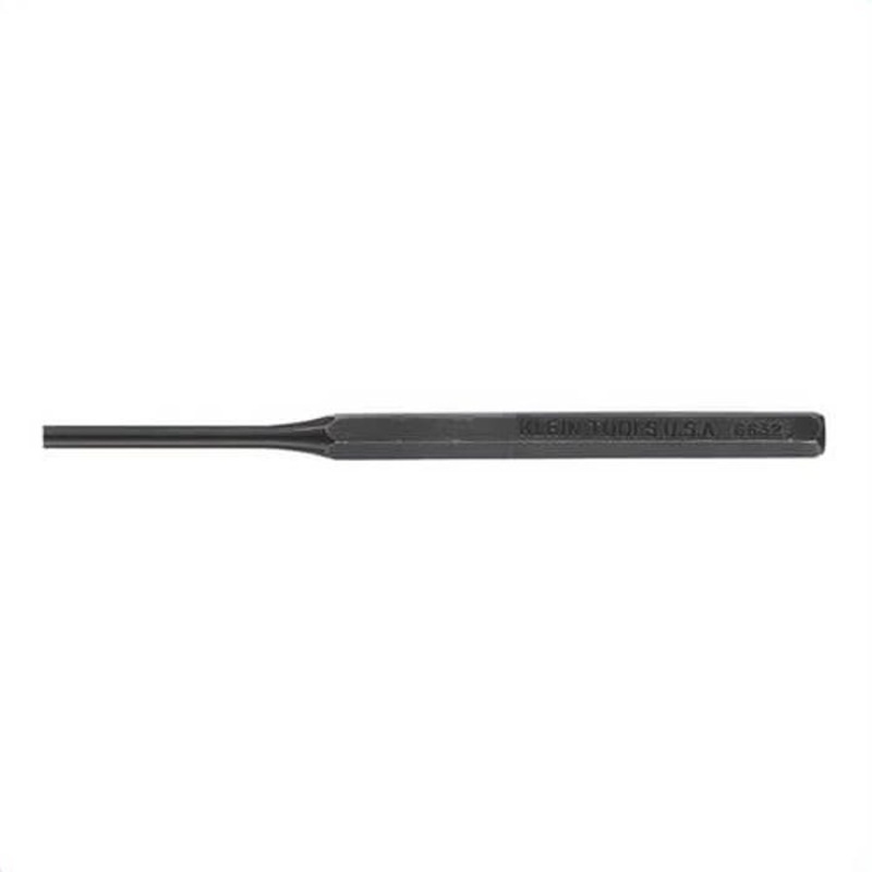 Klein 66325 Pin Punch, 1/4 in Tip, High Carbon Steel Tip, Yes Corrosion-Resistant, 7 in OAL