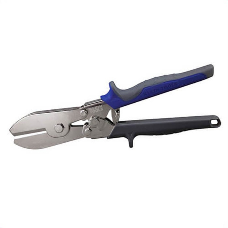 Klein 86520 Duct Crimper, 24/28 ga Metal Gauge, 1-3/4 in Jaw, Steel Jaw, Contoured Grip Handle