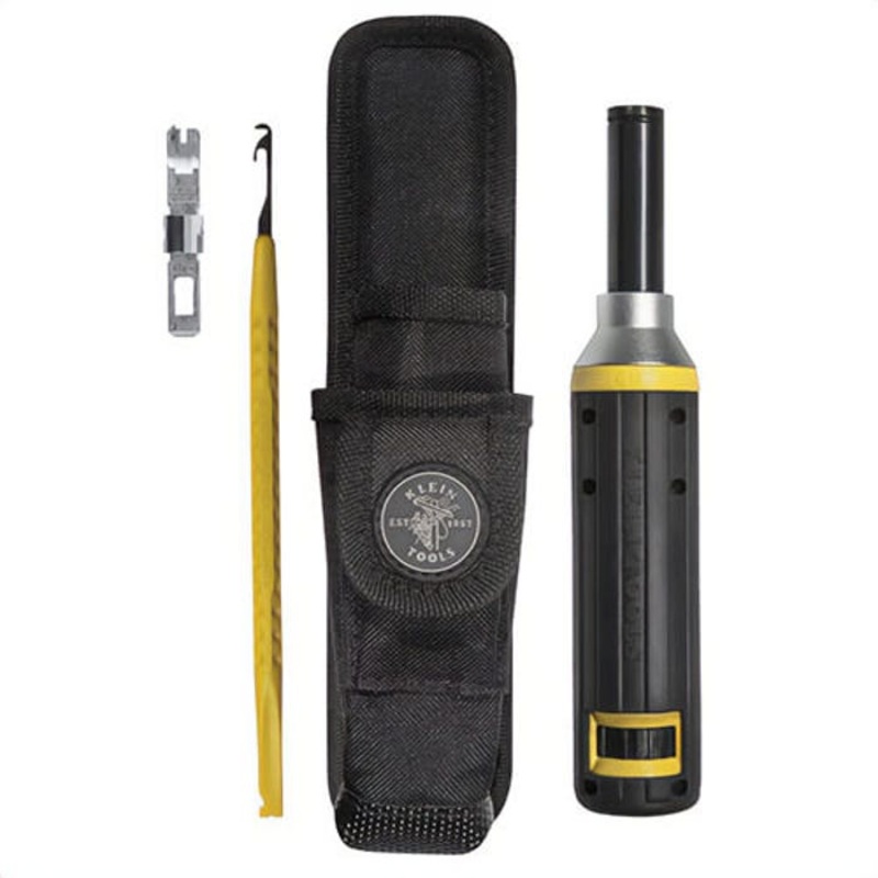 Klein Cushion-Grip VDV427-822 Punchdown Tool Kit, Impact, Cushion Grip, 9-1/8 in L