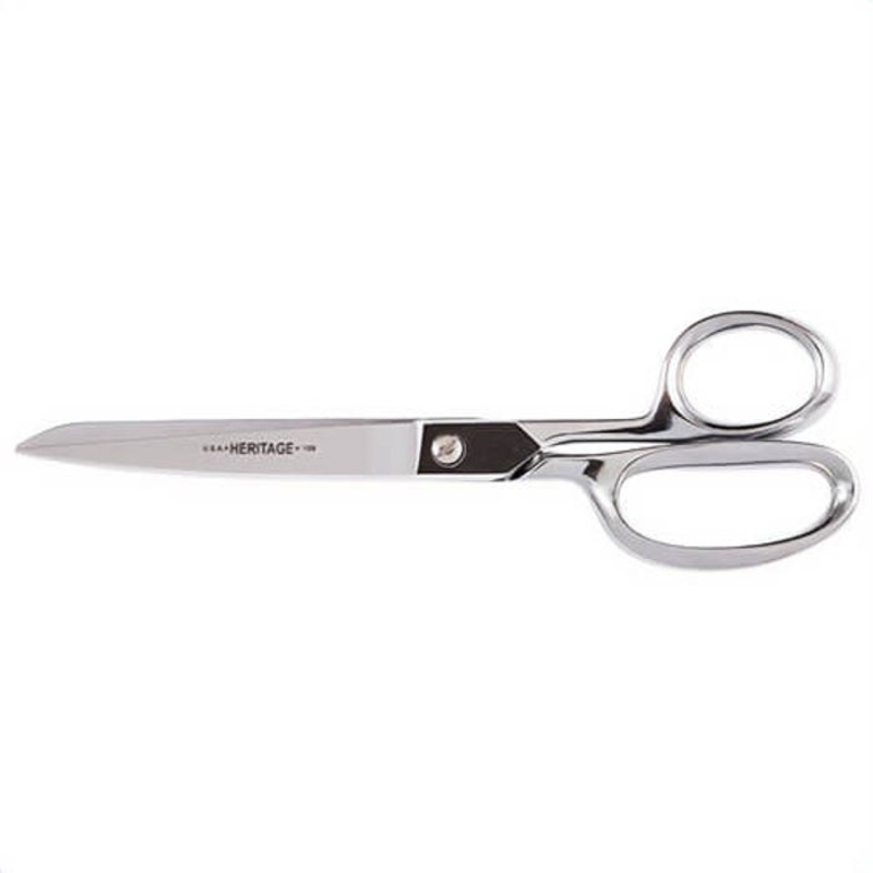 Klein G109HC Heritage Cutlery Straight Trimmer, 4-1/2 in L of Cut, 9-1/4 in OAL, Standard Tip, Serrated Edge, Ambidextrous