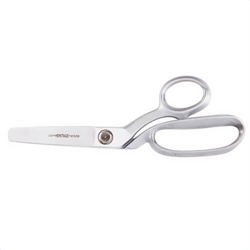 Klein G8210LRXB Heritage Cutlery Bent Trimmer with Rings, 3-3/4 in L of Cut, 8-5/8 in OAL, Extra Blunt Tip, Right Hand