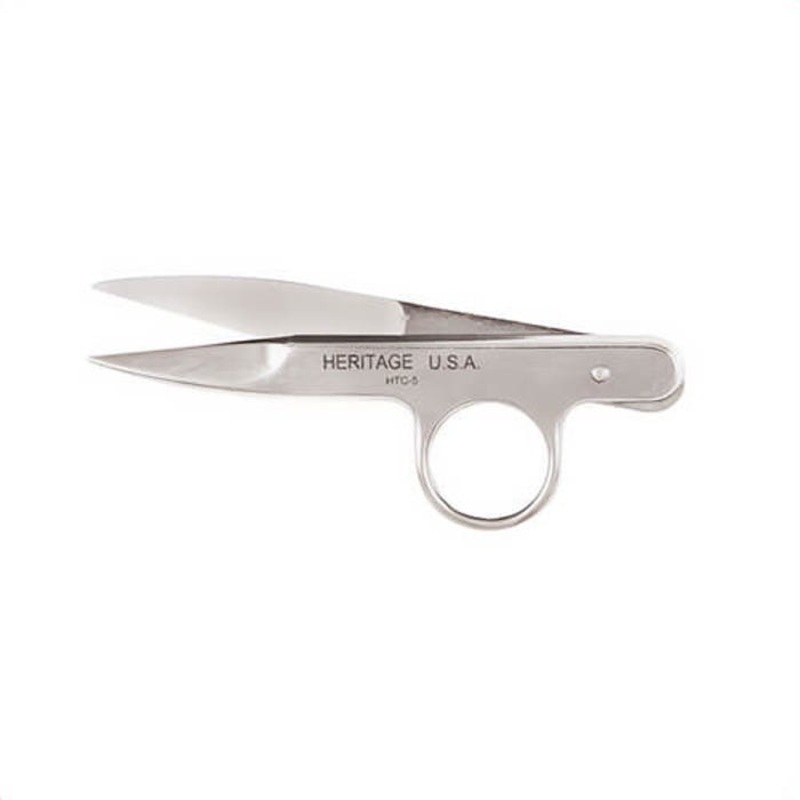 Klein GHTC5 Heritage Cutlery Self-Opening Spring Action Thread clip, 1-3/8 in L of Cut, 4-1/2 in OAL, Standard Tip, Right Hand