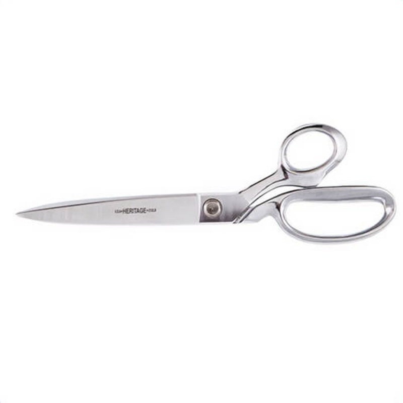 Klein GP212LR Heritage Cutlery Bent Trimmer with Large Rings, 6 in L of Cut, 12-1/2 in OAL, Standard Tip, Right Hand