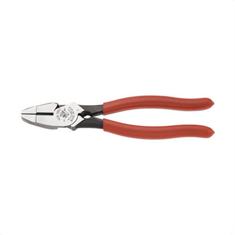 Klein HD213-9NETH Heavy Duty New England Nose Lineman's Plier, 1-19/32 in L x 1-1/4 in W x 5/8 in Thick Tool Steel Jaw