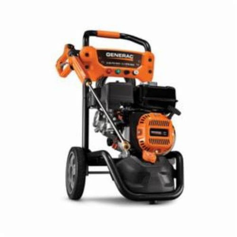 Generac 7019 1-Wash Gas Pressure Washer with Powerdial Gun, 3100 psi Pressure, 196 cc Engine, 2.4 GPM Flow Rate, Gas Fuel